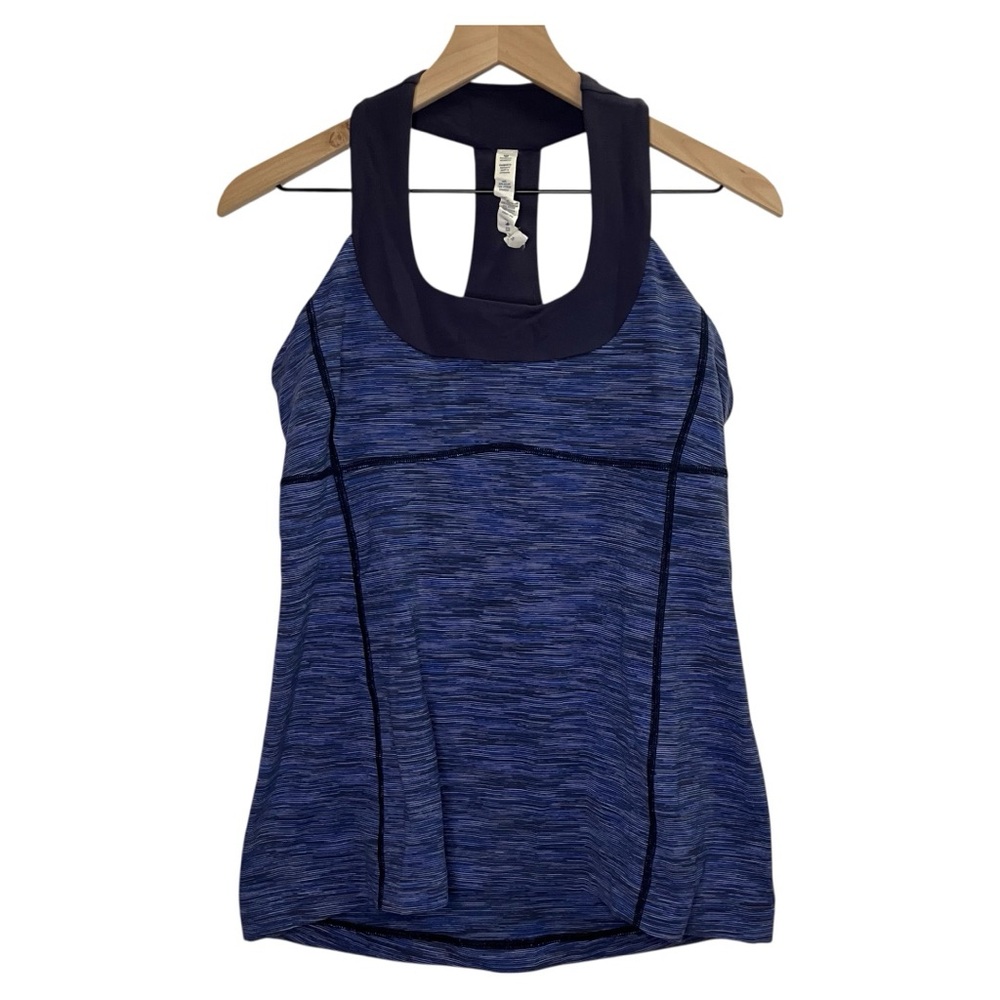 Lululemon Scoop Neck Tank *Luon Wee Are From Space Cadet Blue 10